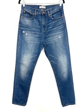 Madewell The Perfect Vintage Jeans Size 28 / 6 Distressed Premium 100% Cotton‎